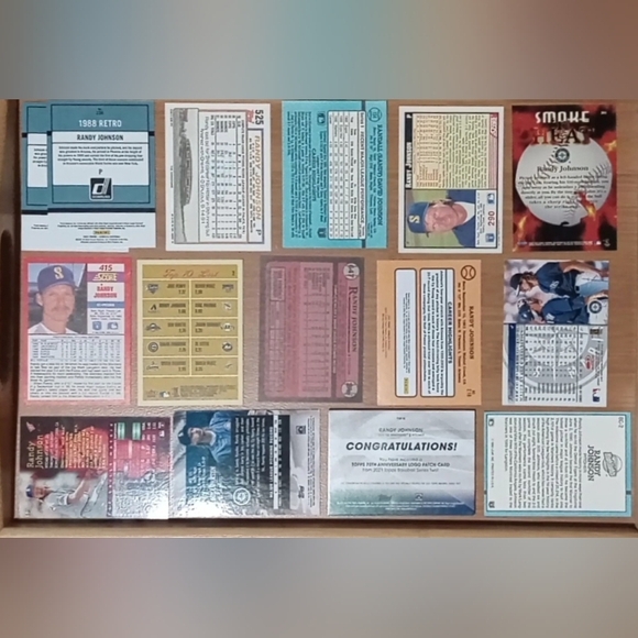 Randy Johnson Baseball Card Lot - Picture 2 of 2
